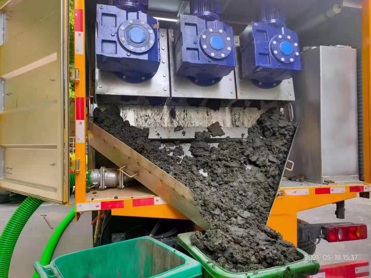 古冶化粪池清掏城市维护站-泥浆净化干湿分离处理